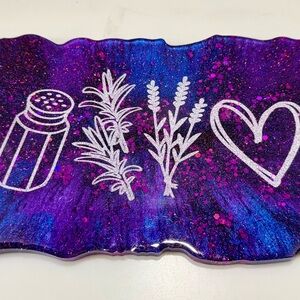 Salt, Rosemary, Lavender and Love Vanity Tray